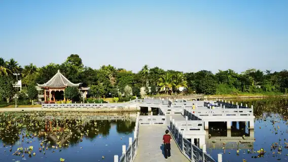 儋州千年古鹽田+海花島+東坡書院+石花水洞一日遊【專車接送】