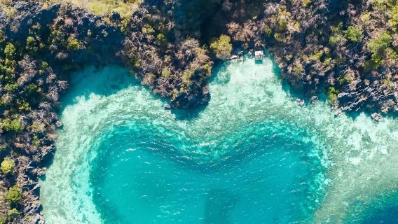 Tagesausflug zur Inselhüpfen Route C in El Nido, Philippinen: Schöne Strandroute