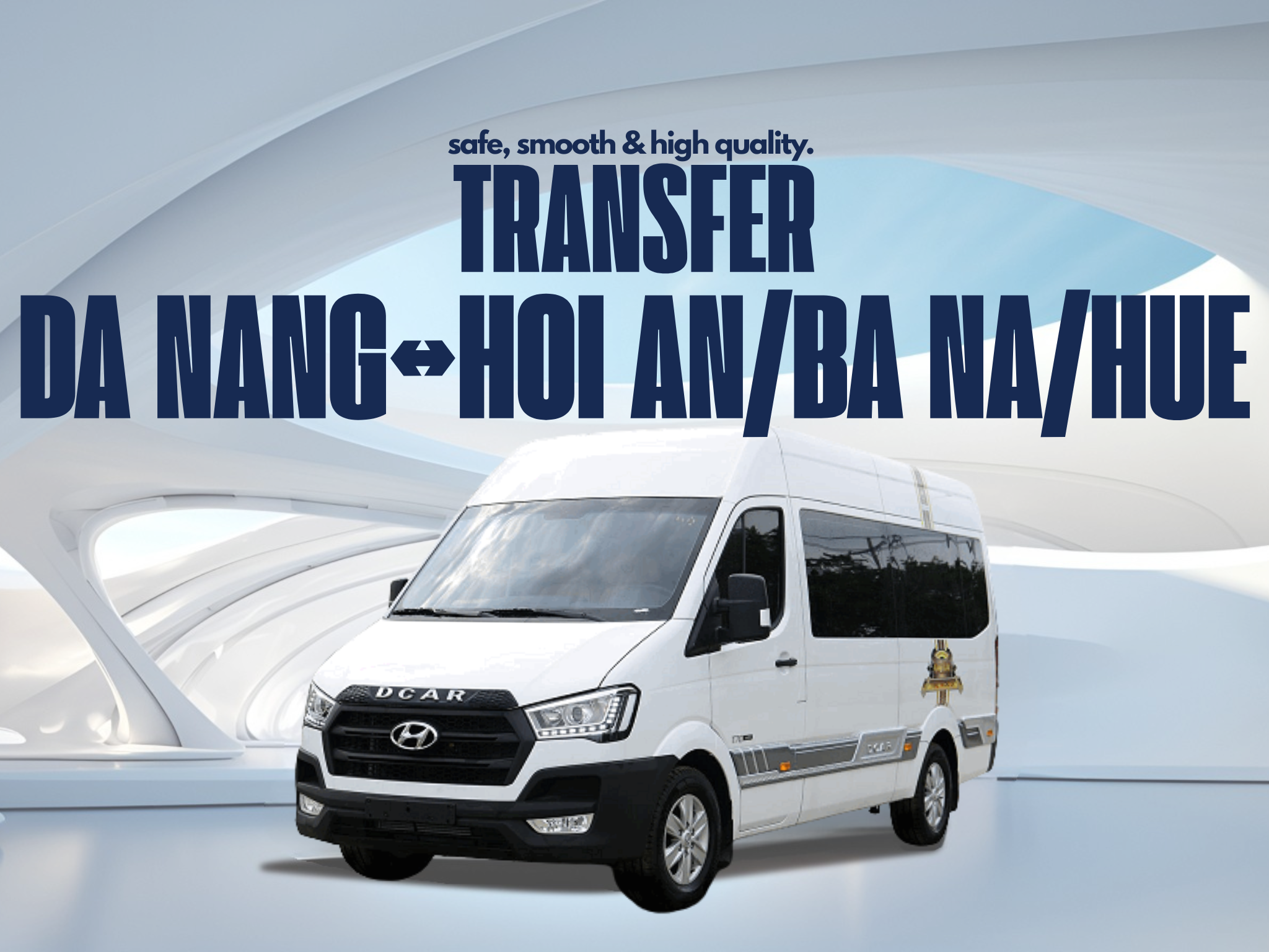 Дананг <=> Бана Хиллс/Хой-Ан/Хью (и обратно) групповой трансфер от GO365vn