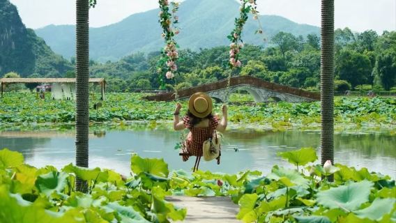 Perjalanan Satu Hari ke Guangzhou China + Kota Xiaozhen Pegunungan Yingde + Surga Gua + Kebun Teh T3 / Bisa Disesuaikan