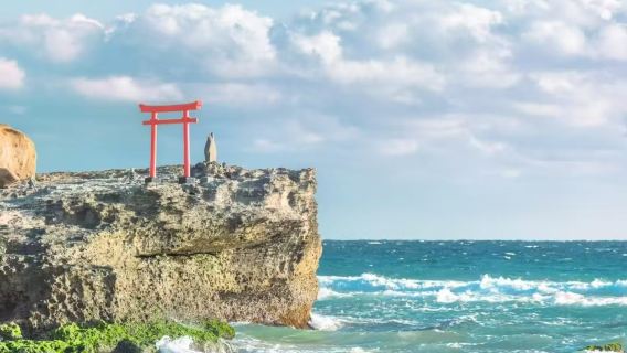 【南伊豆深度遊】白濱神社＋海上鳥居＋龍宮窟＋石廊崎・華人司機