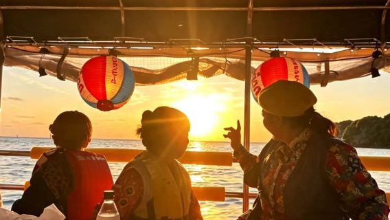 Du thuyền truyền thống Kadena, Okinawa, Nhật Bản (Trải nghiệm ngắm hoàng hôn và cảnh đêm trên biển)