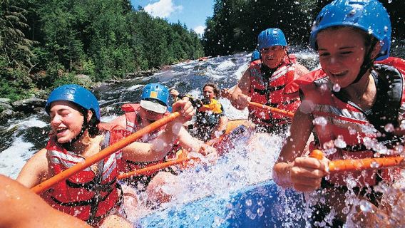 Tour di un giorno a Phuket: Rafting nelle acque bianche della baia di Phang Nga|ATV|Zipline|Esperienza interattiva con gli elefanti