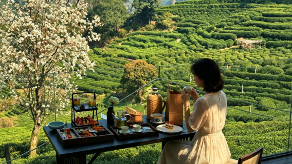 [recogida en domicilio] |Hangzhou - plantación de té imperial + aldea Longjing + árboles humeantes de JiuXi/experiencia de recolección y degustación de té