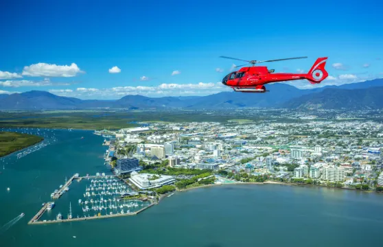 開恩茲大堡礁/熱帶雨林直升機觀光