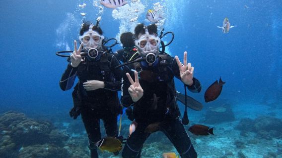 2-Hour Scuba Diving Experience in Taitung: Green Island Diving Tour|Includes 1-on-1 professional coach, equipment, insurance, and underwater photos
