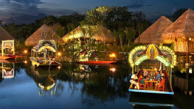 Xoximilco Park: Fast-Track Entrance & Transport with Dinner and Live Music