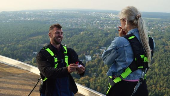 Torre della televisione di Tallinn: passeggiata sul bordo