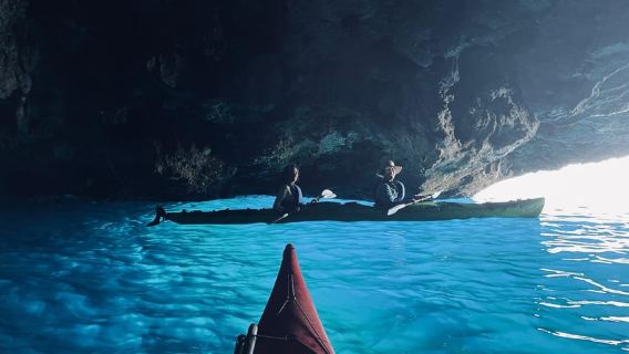 Kayak di mare Akrotiri Chania