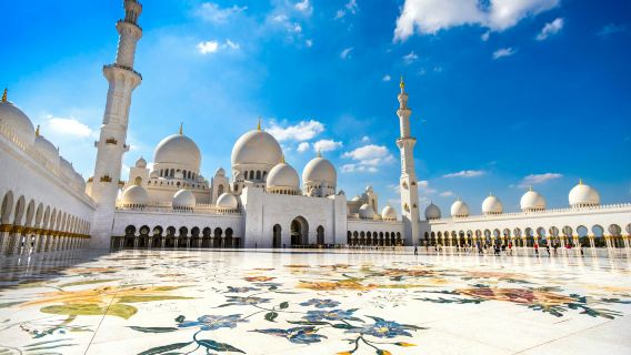 Sheikh Zayed Mosque Tour & Ferrari World from Abu Dhabi