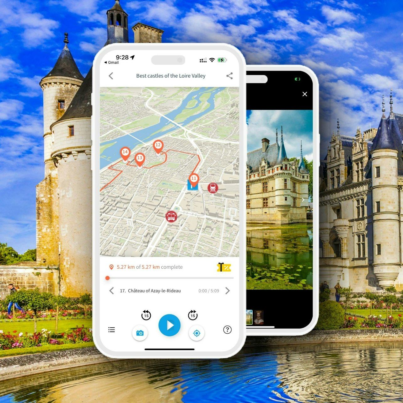 Valle della Loira: App audioguida dei castelli di TouringBee