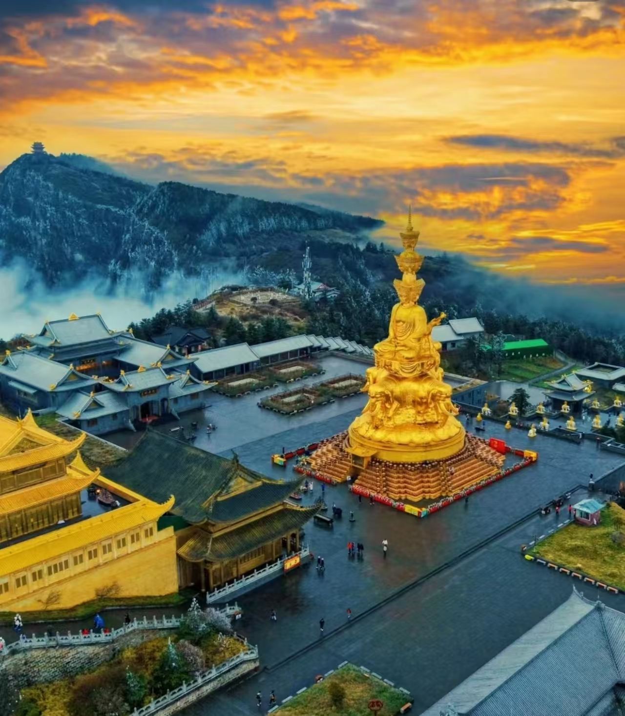 Tagesausflug mit Privattransfer zum Berg Emei in Sichuan