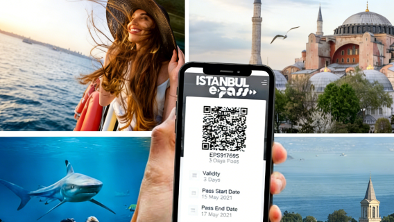 Pase electrónico de Estambul (acceso sin colas a atracciones populares) incluye más de 70 lugares como Santa Sofía y la Cisterna Basílica