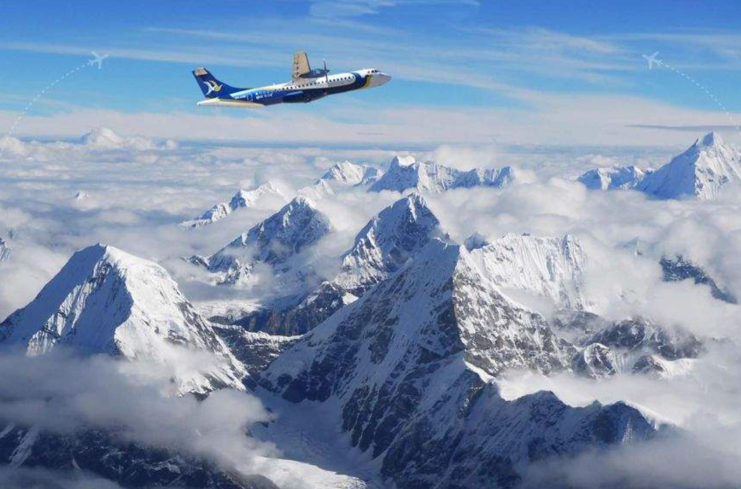 네팔 카트만두 에베레스트 산 비행 관광 투어 (픽업 옵션 가능)