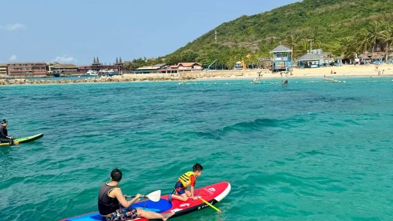 Snorkeling di Pulau Fenjie + termasuk tiket masuk + tiket kapal pergi-balik pulau + rakaman + jurulatih + peralatan snorkeling
