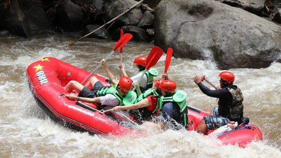 Rafting en eaux vives sur la rivière Ayung avec déjeuner par Bali Bintang Rafting