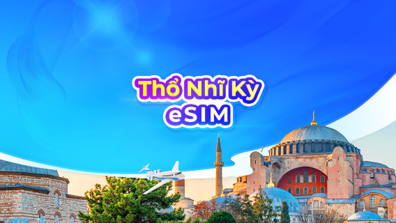 Thổ Nhĩ Kỳ 5G eSIM | Gói ngày/Gói dung lượng | 1-30 ngày | Tính phí 24 giờ | Mã QR