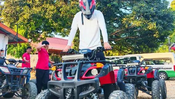 Tur ekologi ATV hutan bakau Semporna (off-road di hutan + rahasia hutan hujan + eksplorasi kunang-kunang)