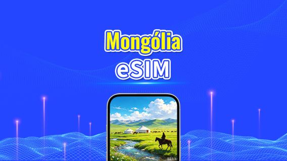 Mongólia eSIM | 4G | Pacote diário/Pacote de dados | Cobrança por 24 horas | 1-30 dias | QR code