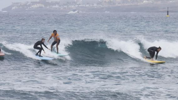 Private Group Surf Lesson in Tenerife + Video Coaching | Max 5 People
