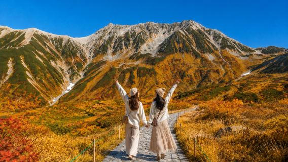 Offerta limitata autunnale! Tour di un giorno sulla rotta alpina di Tateyama Kurobe (partenza da Nagano)