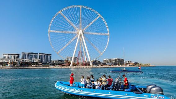 Tour du thuyền tốc độ thú vị tại Dubai (90 phút) – Ngắm cảnh Marina Skyline & Burj Al Arab biểu tượng