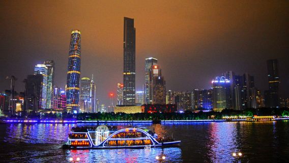 Circuit privatisé à Canton incluant une croisière nocturne sur la rivière des Perles