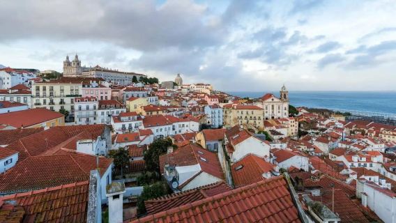 Lisbon, Portugal Istana São Jorge Imbas kod QR untuk masuk