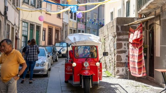 Porto: Guided Tuk Tuk City Tour + Visit to Port Wine Cellar with Tastings