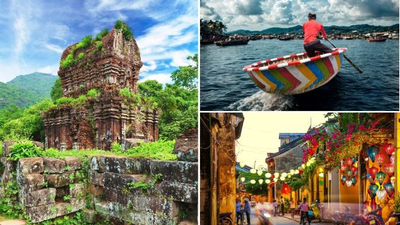 ベトナム・ダナン発着｜ミーソン遺跡＋ホイアン旧市街＋バスケットボート体験　日帰りツアー｜日本語ガイド付き