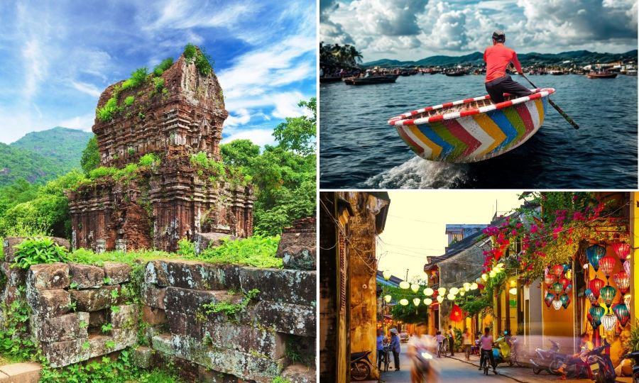 ベトナム・ダナン発着｜ミーソン遺跡＋ホイアン旧市街＋バスケットボート体験　日帰りツアー｜日本語ガイド付き