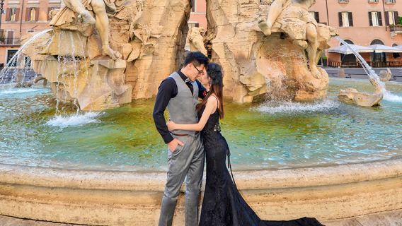 イタリア ローマ Tripメモリー【イタリア・ローマでのグローバルウェディングフォト「Tripメモリー」セットメニュー撮影サービス】