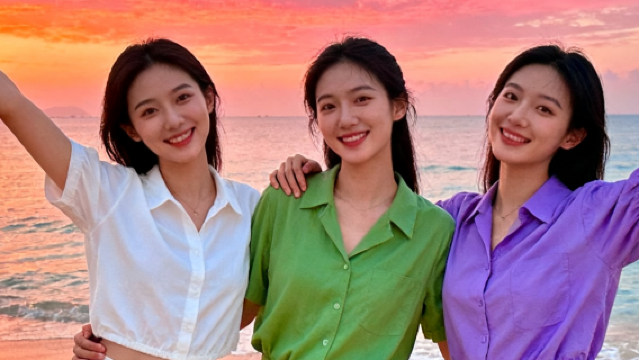 三亜海棠湾Tripメモリー【【即日現像】フォト撮影、ファミリーフォト、カップル、親友、子供撮影、家族の旅行メモリー】