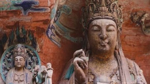 重慶出發安岳石刻毗盧洞+茗山寺+孔雀洞+華嚴洞一日遊