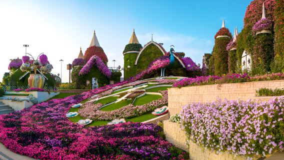 Dubai: Miracle Garden and Global Village Entry Ticket with Transfers
