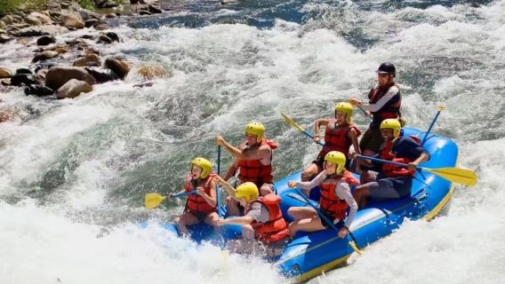攀牙灣漂流一日遊【白水漂流|ATV登山車|騎大象|叢林飛躍】