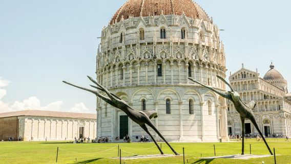 Pisa: Eintrittskarte für den Schiefen Turm von Pisa + Führung & Weinprobe