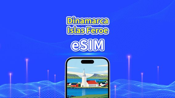 eSIM de Dinamarca + Islas Feroe | 5G/4G | Paquete de datos diario/total | 1-30 días | Facturación de 24 horas | código QR
