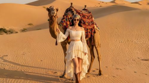Abu Dhabi: Desert Safari with Central/ Home & Hotel Pickup, Dinner, Live Shows and Sand Boarding 7