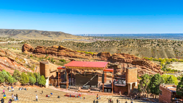美國丹佛紅石公園及露天劇場+植物園-大藍熊-可定制【中文包車自由行】