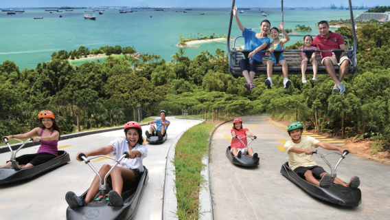 Experiencia Skyline Luge Sentosa/Skyride