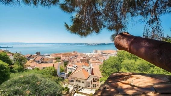 Portugal Lisbon - Tempat Foto Viral + Pemandangan Bandar Bukit - Pentas Pemandangan - Lorong Berwarna-warni - Eksklusif Tanpa Risiko
