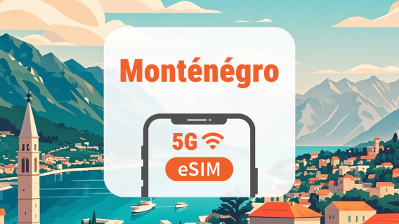 Monténégro 5G eSIM | IA & TikTok | 1–30 Jours | Code QR