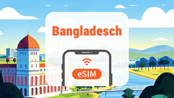 Bangladesch eSIM | Alle KI unterstützt | 1–30 Tage | QR-Code