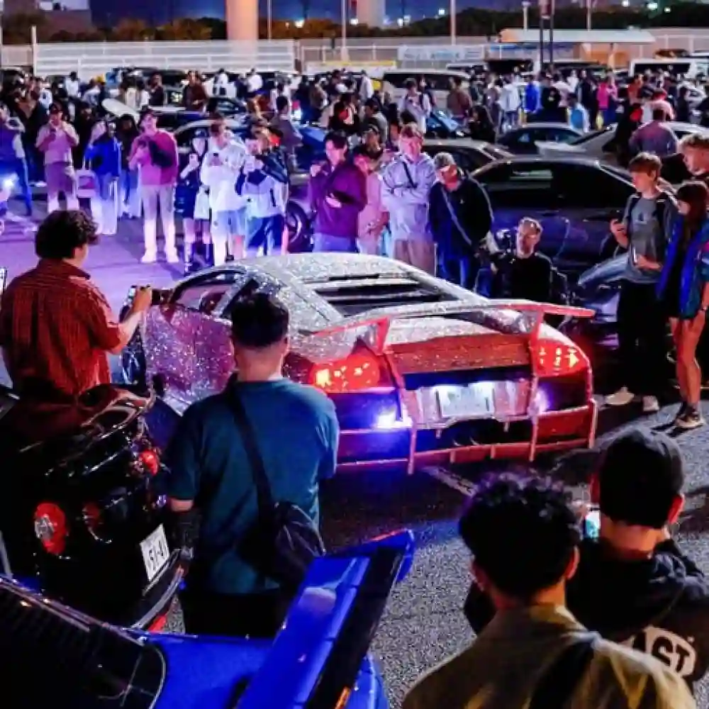 東京ドリフトJDM大黒PAカーミートツアー：GT-R、シルビア＆チェイサー