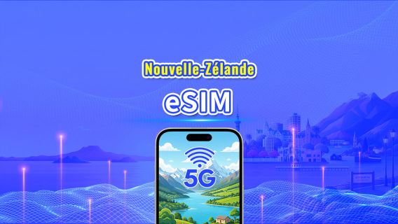Nouvelle-Zélande 5G eSIM | Double Réseau | Forfait de données quotidien/total | 1–30 jours | Facturation sur 24 heures | Code QR
