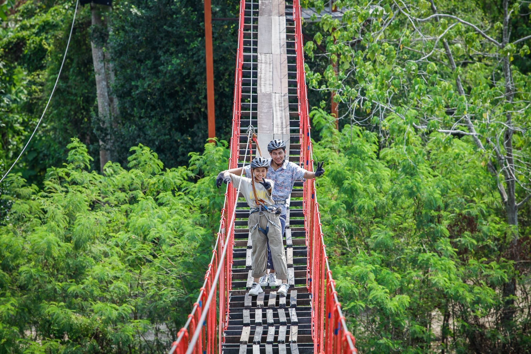 Zipline at Tarzan Adventure Pattaya 