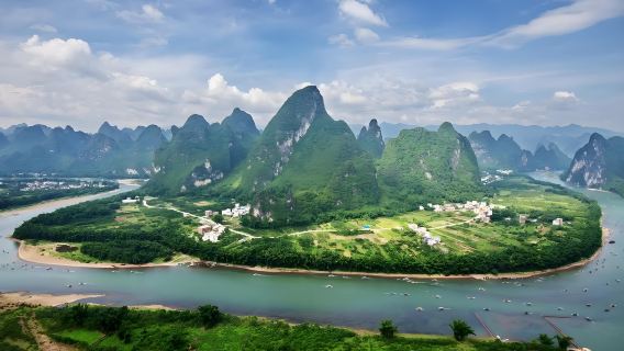 Tour de 1 día en Guilin: crucero y el espectáculo Impresión Liu Sanjie
