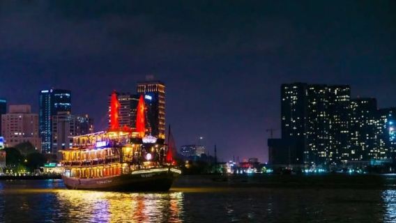 Ho-Chi-Minh-Stadt: Saigon-Fluss-Dinner-Kreuzfahrt mit Live-Musik