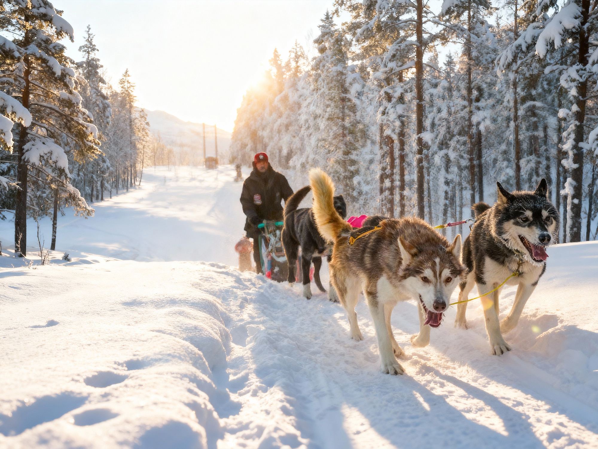 Longyearbyen, Norway: Dog Sledding Under the Polar Night